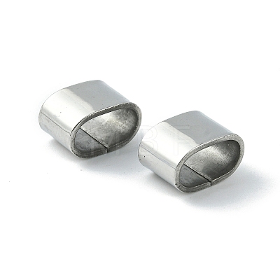 201 Stainless Steel Slide Charms/Slider Beads STAS-C016-02P-1-1