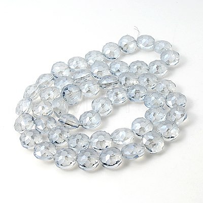 Electorplated Glass Beads EGLA-E002-2G-1