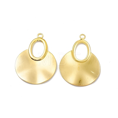 Ion Plating(IP) 304 Stainless Steel Big Pendants STAS-B031-34G-1