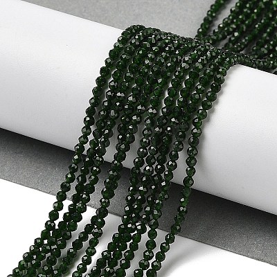 Synthetic Green Goldstone Beads Strands G-G189-D19-01-1