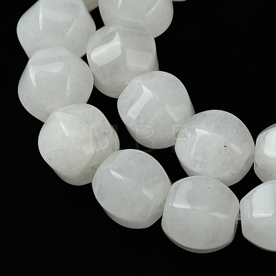 Natural White Jade Beads Strands G-H023-A18-01-1