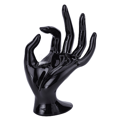 Plastic Ring Display Hand Model RDIS-WH0004-03A-WH-1