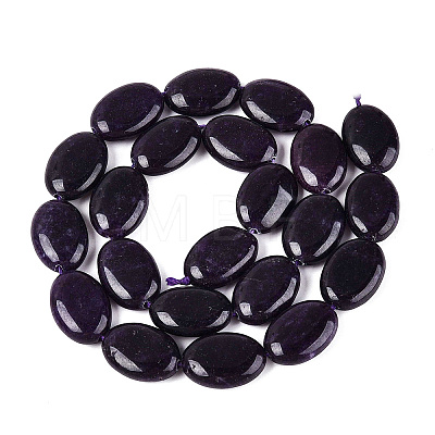 Dyed Natural White Jade Beads Strands G-N370-01A-02-1