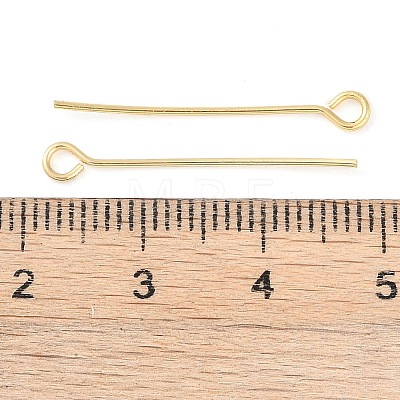 Brass Eye Pins KK-N254-48C-G-1