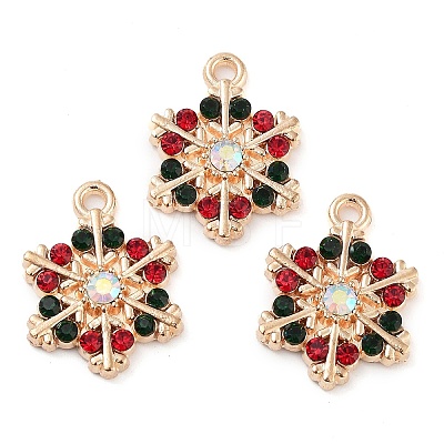 Alloy Rhinestone Pendants PALLOY-S192-02KCG-1