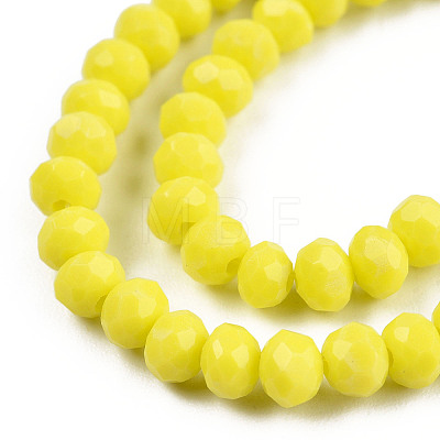 Opaque Solid Color Glass Beads Strands LS-EGLA-A034-P10mm-D26-1
