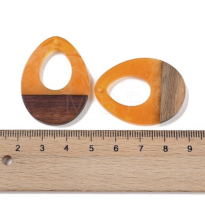 Resin & Wood Pendants WOOD-F015-17C-1