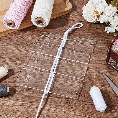 Acrylic Knitting & Macrame Tassel Tool DIY-WH0453-79-1