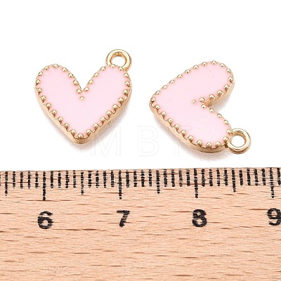 Rack Plating Alloy Enamel Charms ENAM-N056-343G-D-1