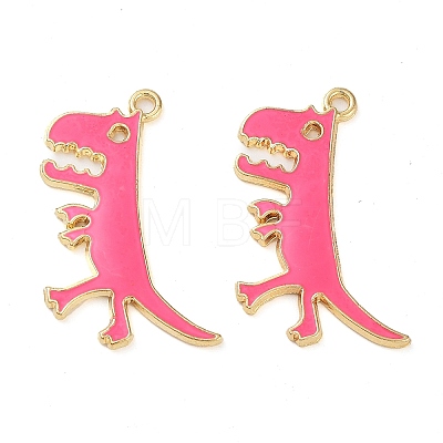 Rack Plating Alloy Enamel Pendants FIND-Q099-01G-02-1