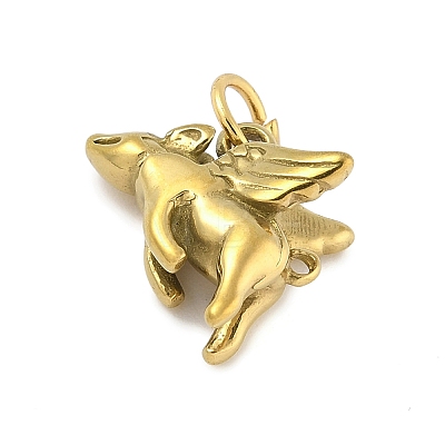 304 Stainless Steel Pendants STAS-P391-01H-G-1