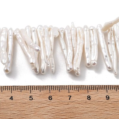 Natural Baroque Keshi Pearl Beads Strands PEAR-P064-02F-06C-1