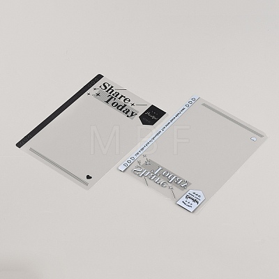 PET Plastic Waterproof Stickers DIY-WH0297-28A-1