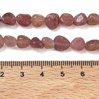 Natural Strawberry Quartz Beads Strands G-C286-A28-1
