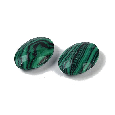 Synthetic Malachite Cabochons G-O175-15L-01-1