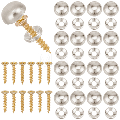 2 Bags Carbon Steel Screw FIND-GF0009-32C-1