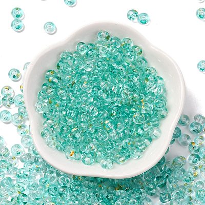 Baking Paint Transparent Colours Glass Round Beads SEED-L011-13A-03-1