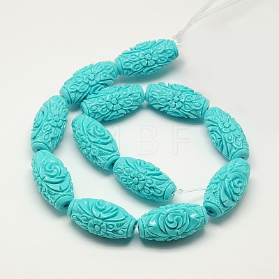 Synthetic Coral Beads Strands X-CORA-L031-8mm-03-1