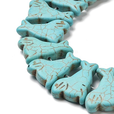Synthetic Turquoise Beads Strands G-P507-07A-1