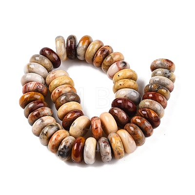 Natural Crazy Agate Beads Strands G-T138-64-1