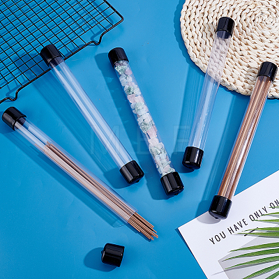 5Pcs PVC Plastic Transparent Storage Tube FIND-GA0008-68A-1