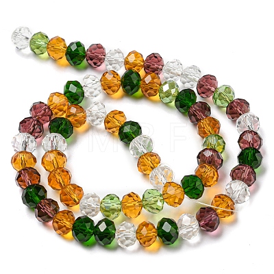 Glass Beads Strands EGLA-A034-M8mm-26-1