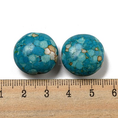 Dyed Synthetic Turquoise Beads G-B070-32B-1
