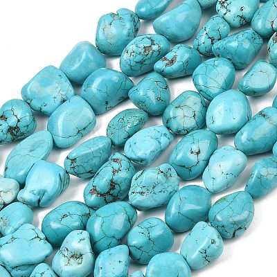 Natural Magnesite Beads Strands G-K244-05B-1