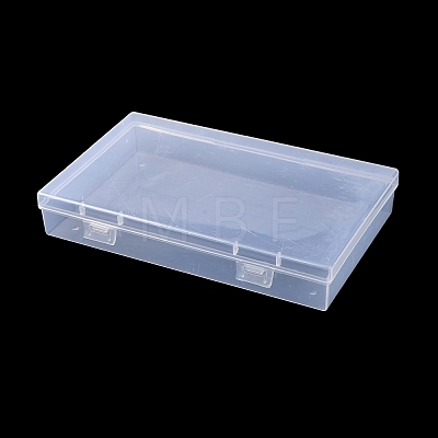 (Defective Closeout Sale: Scratched) Transparent Plastic Box CON-XCP0002-33-1