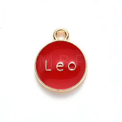 Alloy Enamel Pendants LS-ENAM-S124-01A-07G-1