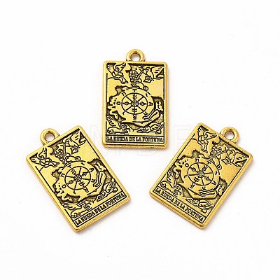 Tibetan Style Alloy Pendants PALLOY-M207-06AG-06-1