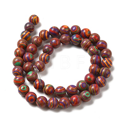 Synthetic Malachite Dyed Beads Strands G-P507-02A-03-1