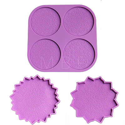 6 Styles Cup Mat Silicone Molds SIMO-PW0002-14-1