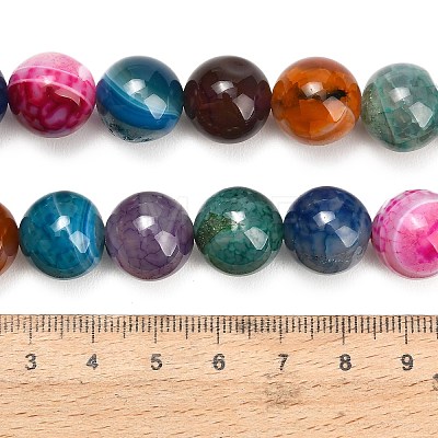 Natural Dragon Veins Agate Beads Strands GG-L001-L01-01B-1