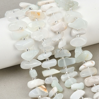 Natural Green Opal Beads Strands G-L657-E03-01-1