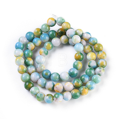 Jade Beads Strands X-G-D264-6mm-XH05-1