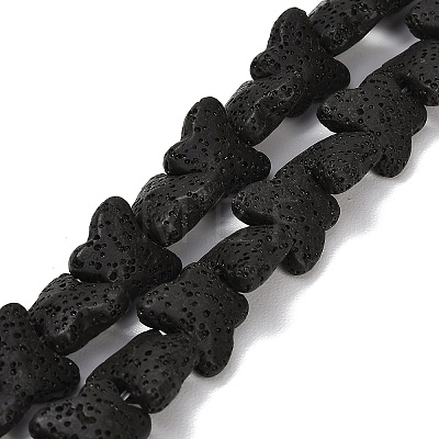 Natural Lava Rock Beads Strands G-G347-02N-1