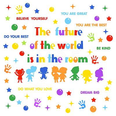 PVC Wall Stickers DIY-WH0228-381-1