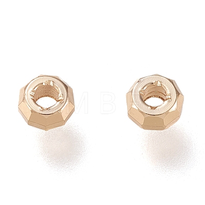 Brass Spacer Beads X-KK-H101-04LG-1