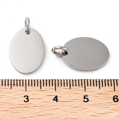 304 Stainless Steel Stamping Blank Tag Pendants STAS-L022-182P-01-1