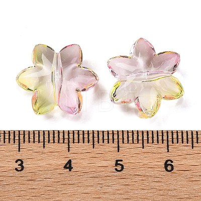 633Pcs Transparent Two Tone Acrylic Beads MACR-K359-18A-1