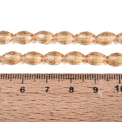 Transparent Glass Beads Strands GLAA-N071-01A-A07-1