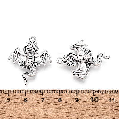 Tibetan Style Alloy Pendants TIBEP-T054-08AS-1