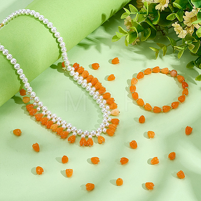 150Pcs Opaque Resin Beads RESI-PH0002-76B-1
