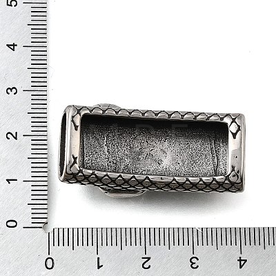304 Stainless Steel Slide Charms STAS-F356-15AS-12-1