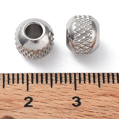 Non-Tarnish 303 Stainless Steel Beads STAS-Q302-25D-P-1