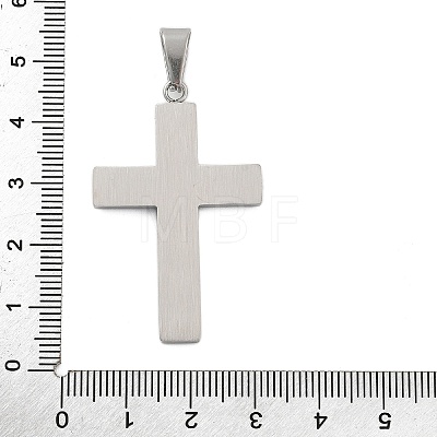 304 Stainless Steel Rhinestone Pendants STAS-G346-47D-P-1
