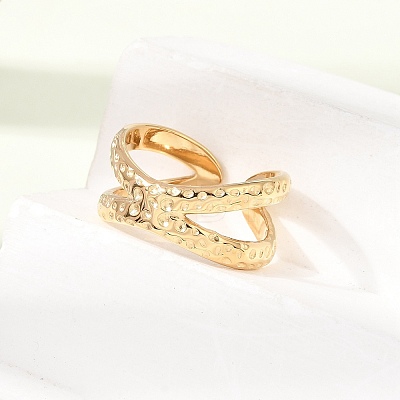 304 Stainless Steel Cuff Open Rings SA-CBAD22F-01G-D-1