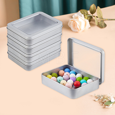 4Pcs Tinplate Box CON-CN0001-46-1
