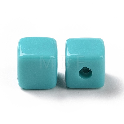 Opaque Acrylic Beads OACR-E015-02H-1